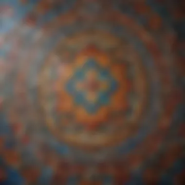 Vibrant Mosaic Design for Playhouse Floor Colorful mosaic playhouse floor tile pattern