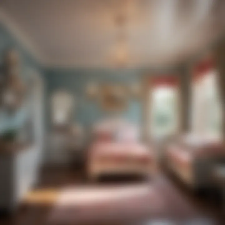 Interior design of the Princess Cottage Playhouse
