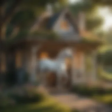 Magical Unicorn Cottage Playhouse