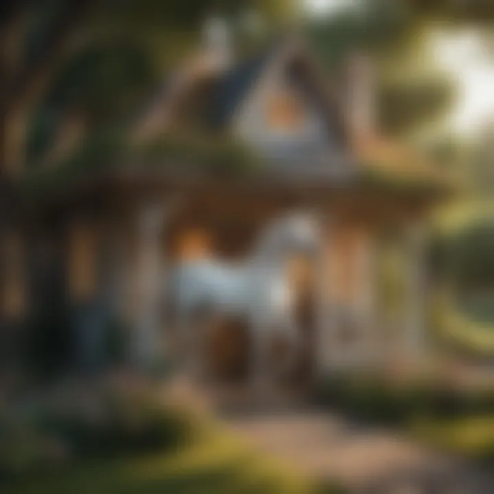 Magical Unicorn Cottage Playhouse