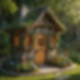 Playful Fairy Garden Theme for KidKraft Playhouse