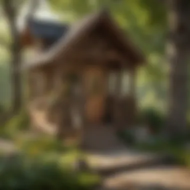 Rustic Nature-Inspired Decor for KidKraft Playhouse