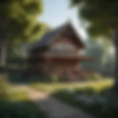 Rustic Wooden Playhouse with Charming Details Rustic Wooden Playhouse with Charming Details