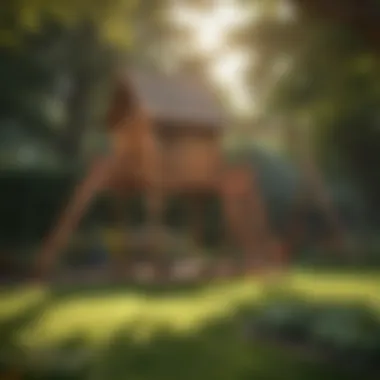 Secure Playhouse Swing Set Building Techniques Safe Playhouse Swing Set Construction