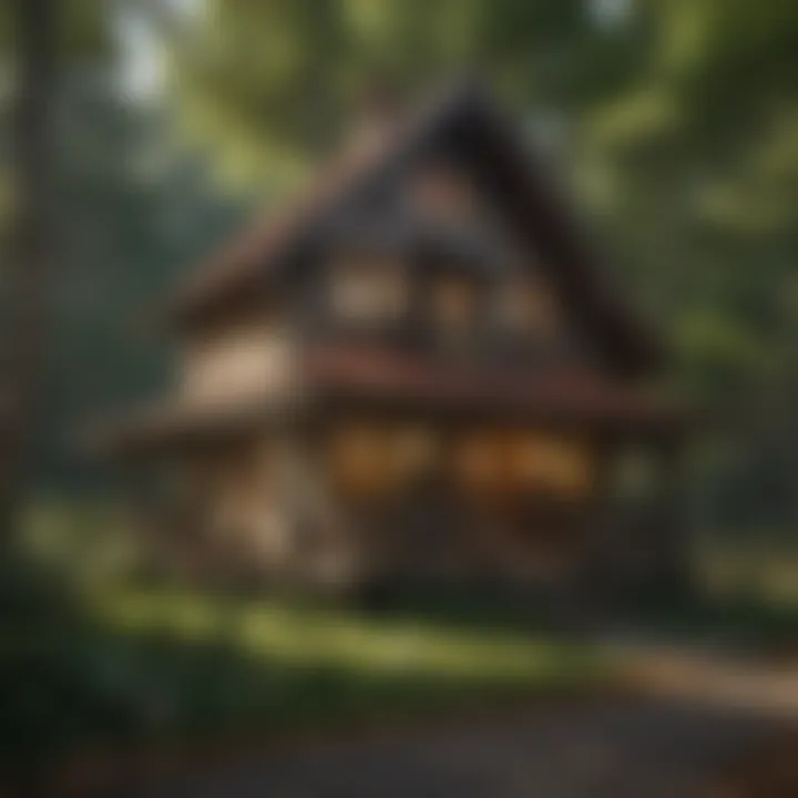 Secret Forest Retreat Cottage Playhouse