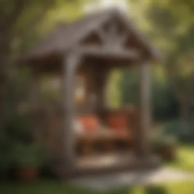 Serene Outdoor Setting A serene outdoor setting with the KidKraft Stonewood Outdoor Playhouse