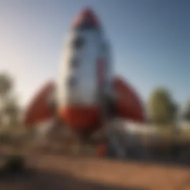 Space Explorer Rocket Playhouse