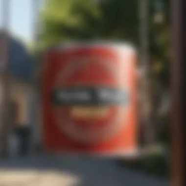 Top Brands for Outdoor Swing Paint Variety of high-quality outdoor paint cans