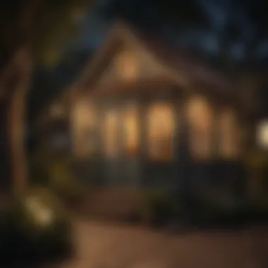 Enchanting Fairy Lights Illuminate Playhouse Interior