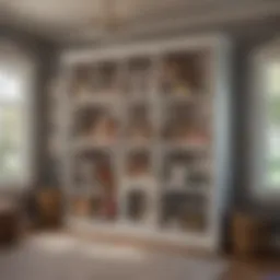 Elegant Toy Storage Solution in Playhouse