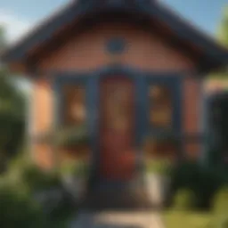 Enchanting Playhouse Exterior View