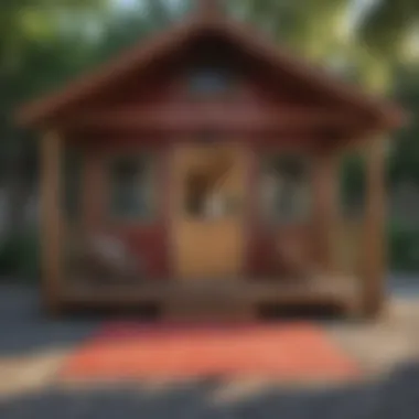 Innovative Outdoor Playhouse Floor Design Outdoor Playhouse with Floor Design