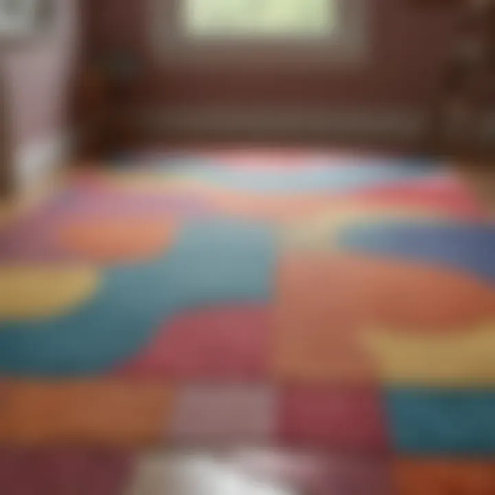 Transforming the Playhouse with Vibrant Floor Rug