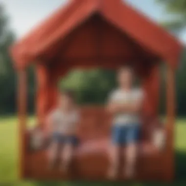 Durable Weather-Resistant Cover Weather-Resistant Playhouse Cover