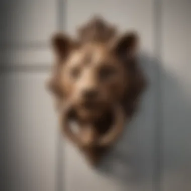 Whimsical Animal-shaped Door Knocker