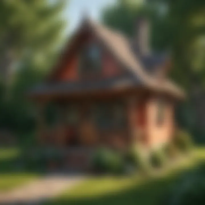 Whimsical Cottage Outdoor Playhouse