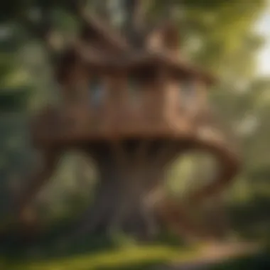 Whimsical Treehouse Play Structure for Imaginative Play Whimsical Treehouse Play Structure for Imaginative Play