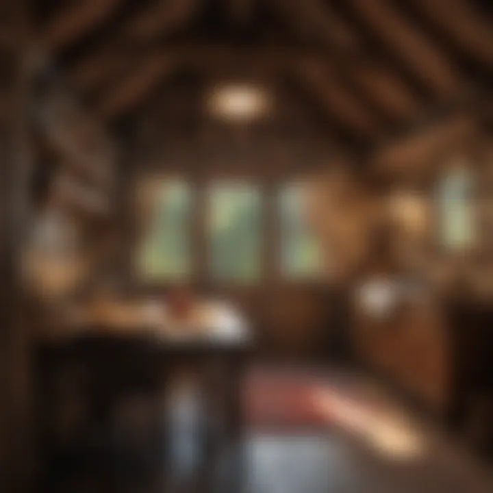 Whimsical Wood Cottage Playhouse Interior Design