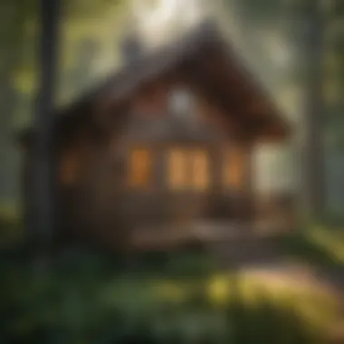 Imaginative Hideaway Wholesome Playtime Inside Cozy Cabin Playhouse