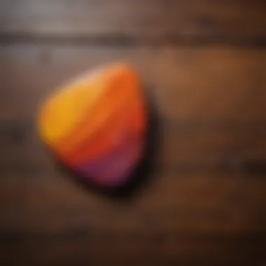 Artistic Wooden Palette with Vibrant Paint Strokes Elegant wooden palette with vibrant paint strokes