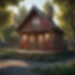Wooden Playhouse Design Blueprint