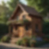 Wooden Playhouse With Flower Box