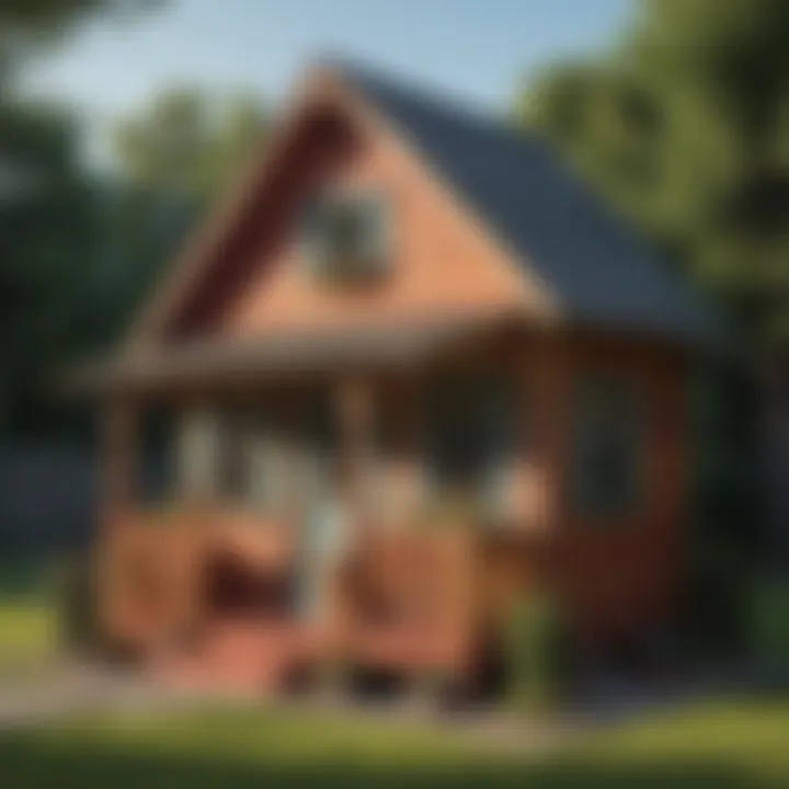 Customizable Wooden Playhouse Kit with Colorful Decor