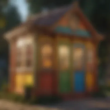 Stimulating Visual Appeal Colorful design elements of the playhouse