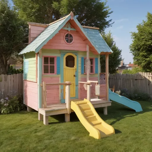 Pirate Ship Playhouse on Deck